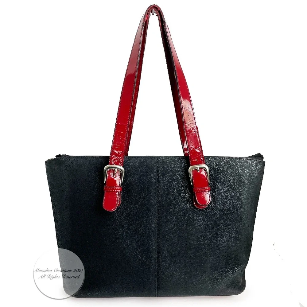 Jack Georges Bag Milano Madison Avenue Business Tote Computer * Damaged Straps *